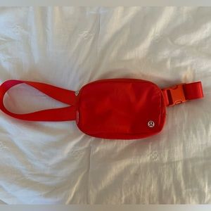 Like New. Pale Raspberry color. Lululemon Belt Bag. Only worn 3x